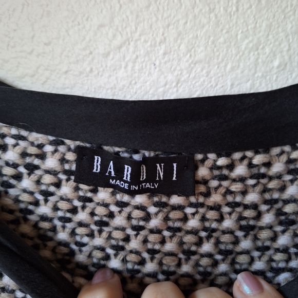 Baroni Made in Italy Womens Wool Blend 3/4 Length Sleeve Knit Sweater Size M - Picture 2 of 7